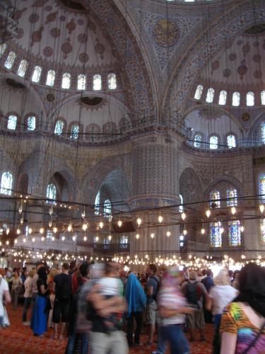 Inside the Blue Mosque