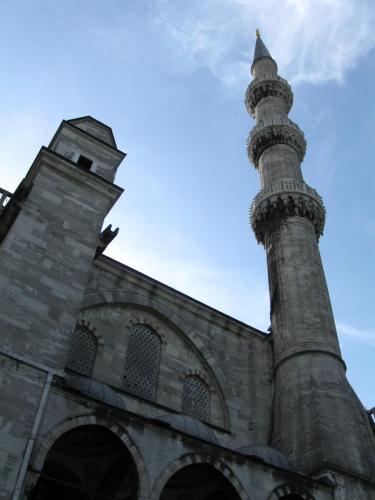 Outside the Blue Mosque